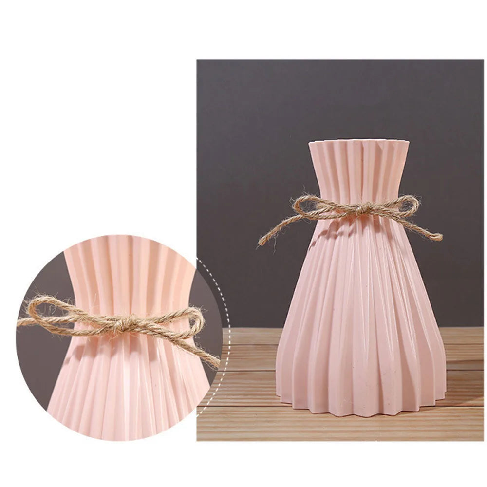 Vaso Decorativo Moderno com Cintura Elegante