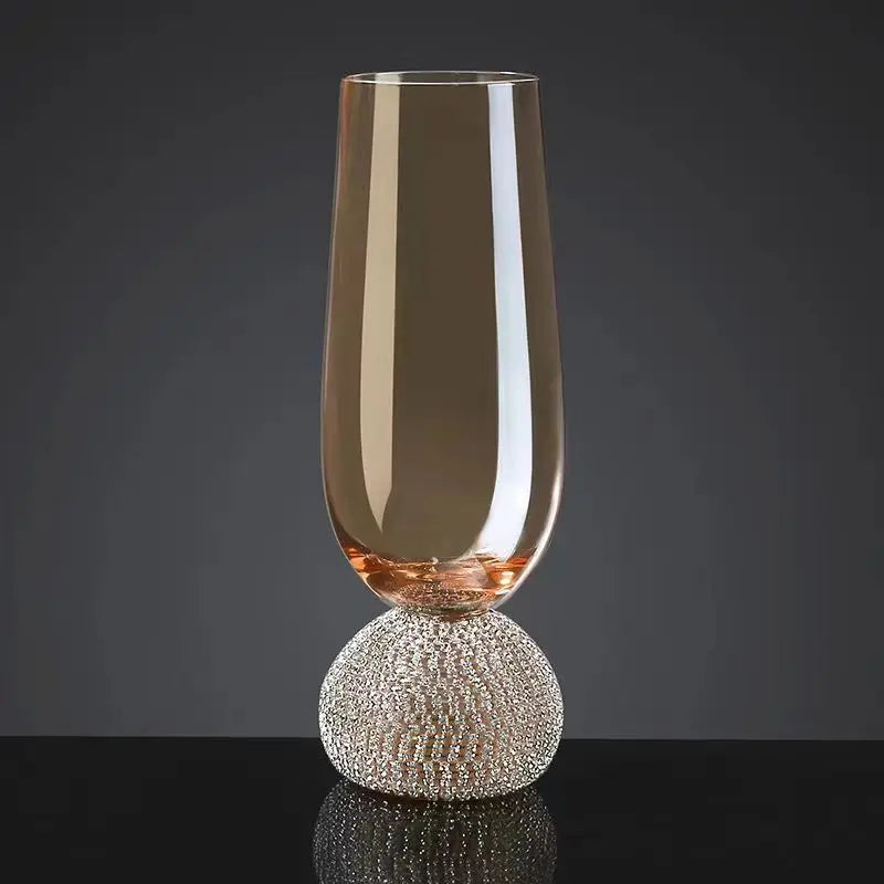 Taça de Vidro Arco-Íris com Base de Zircônia