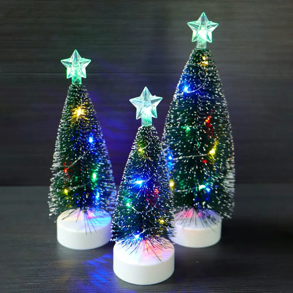 Árvore de Natal LED Elegante com Luzes Cintilantes