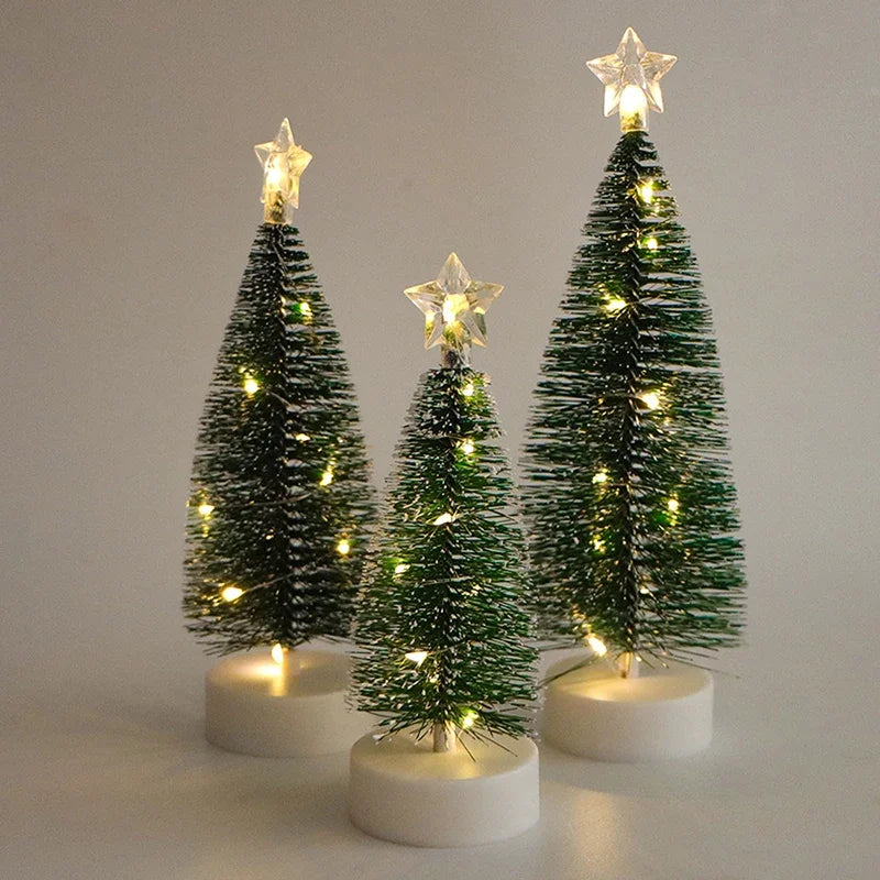 Árvore de Natal LED Elegante com Luzes Cintilantes