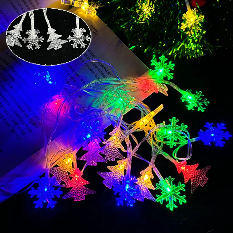 Luzes de Corda LED Natalinas - Atmosfera Cativante