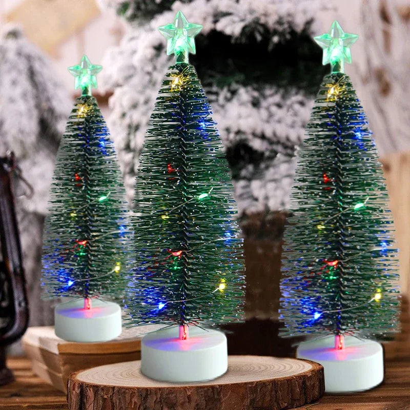 Árvore de Natal LED Elegante com Luzes Cintilantes