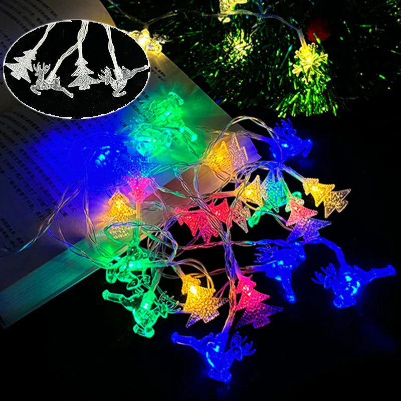 Luzes de Corda LED Natalinas - Atmosfera Cativante