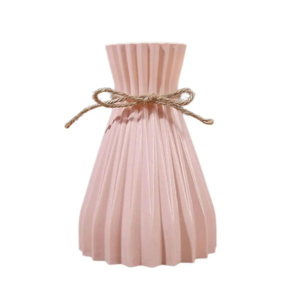 Vaso Decorativo Moderno com Cintura Elegante