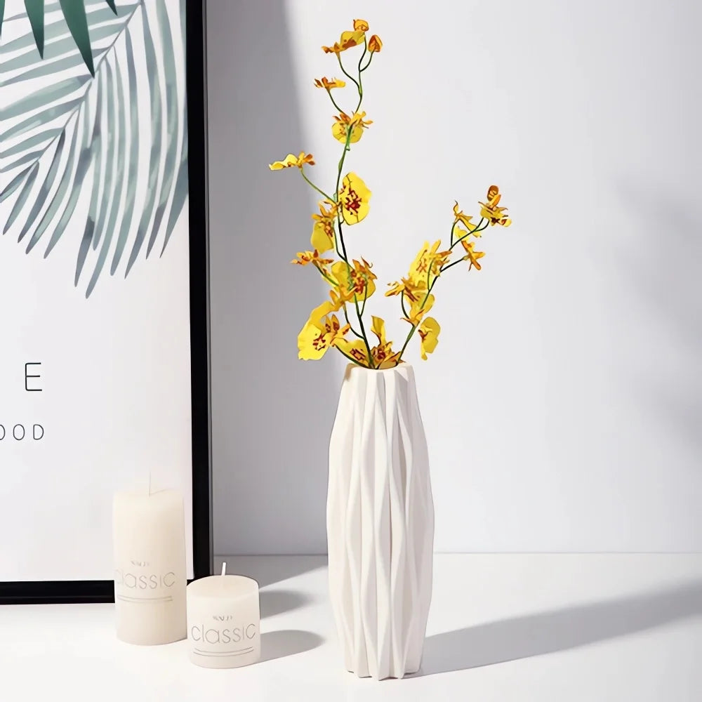 Vaso Decorativo Nórdico em Estilo Origami