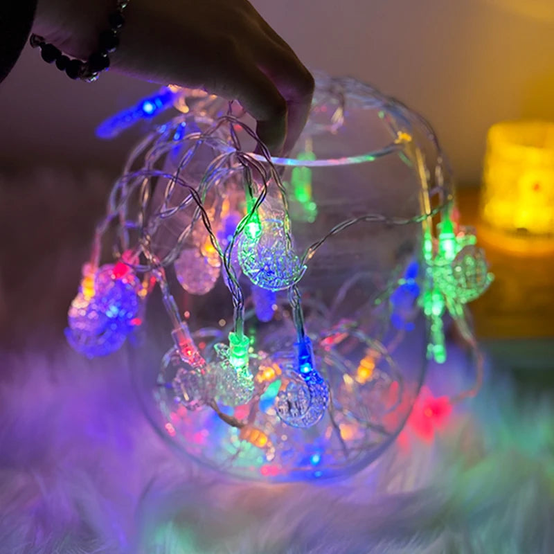 Luzes de Corda LED Natalinas - Atmosfera Cativante